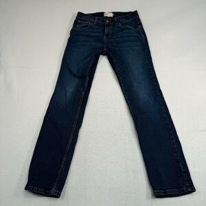 Freeworld Night Train Straight Leg Jeans Mens Size 30 Medium Blue Mid Rise